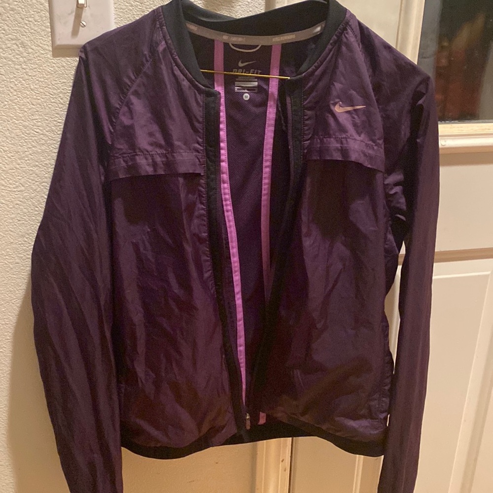 Nike running track jacket , dri fit